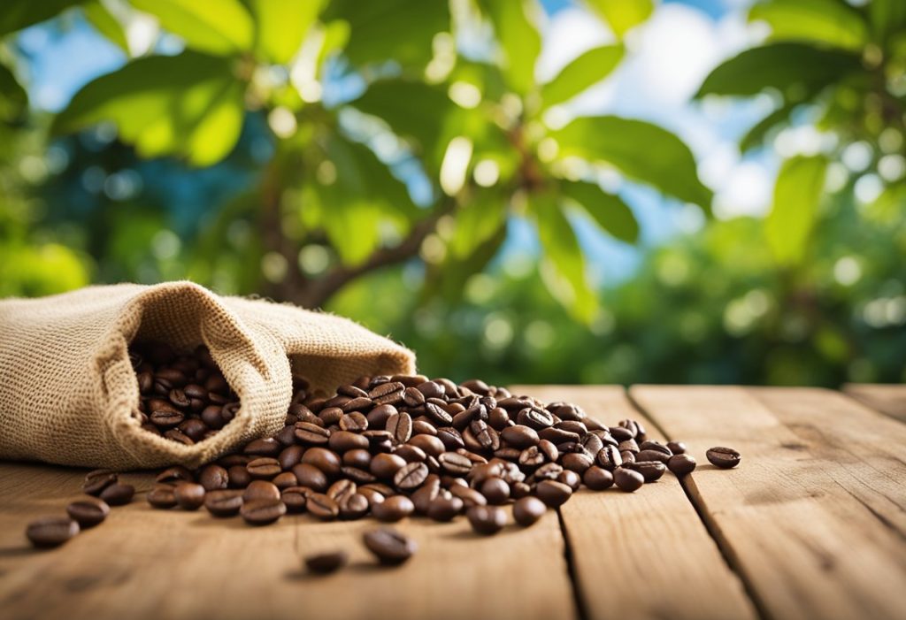 What type of bean is Kona coffee?